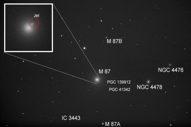 Messier 87 – Kern des Virgo-Haufens