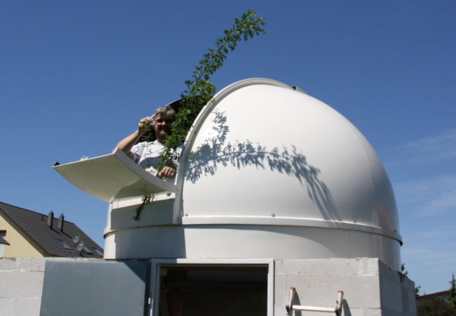 Richtfest der Sternwarte Huchenfeld