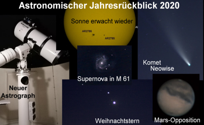 Das war das astronomische Jahr 2020