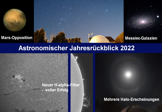 Das war das astronomische Jahr 2022