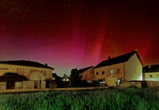 Im Nachgang: Sternwarte Huchenfeld im Polarlicht