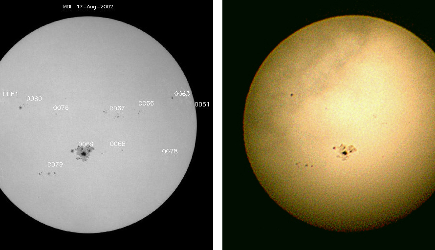 Ein 22 Jahre altes, digitales Sonnenfoto