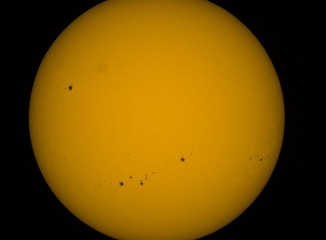 Die Sonne am 7. September 2024